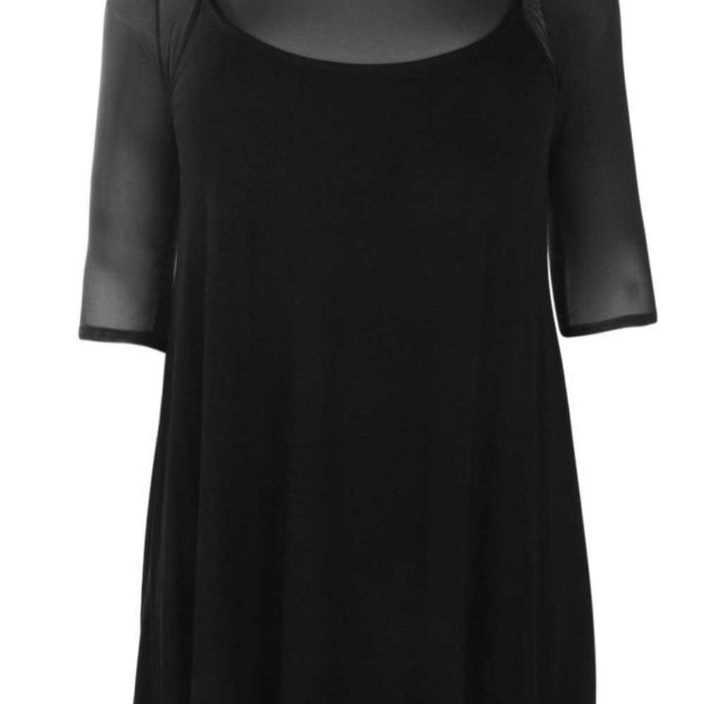 Plus mesh cami dress